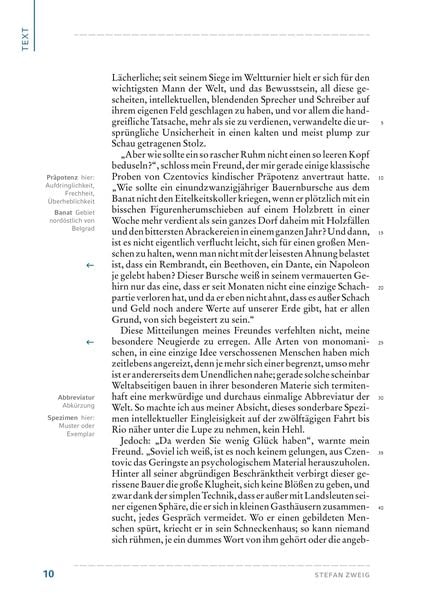 Schachnovelle von Stefan Zweig (Textausgabe)