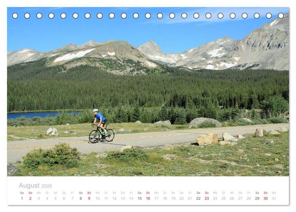 Produktbild: Colorado - H&ouml;henrausch mit dem Rennrad (Tischkalender 2026 DIN A5 quer), CALVENDO Monatskalender