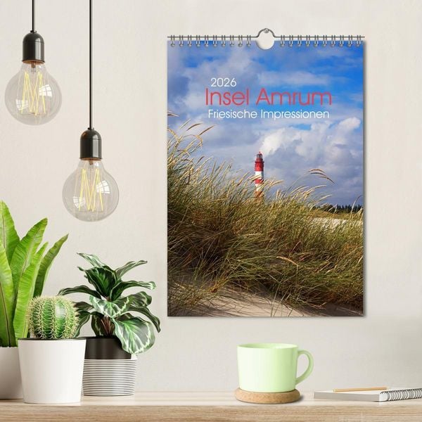 Produktbild: Insel Amrum - Friesische Impressionen (Wandkalender 2026 DIN A4 hoch), CALVENDO Monatskalender