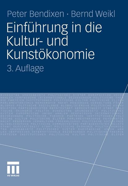 Produktbild: Einf&uuml;hrung in die Kultur- und Kunst&ouml;konomie