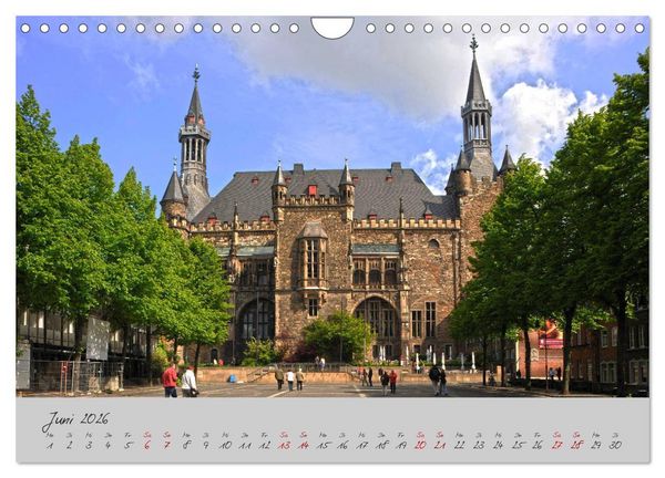 Produktbild: Aachen Die Kaiserstadt (Wandkalender 2026 DIN A4 quer), CALVENDO Monatskalender