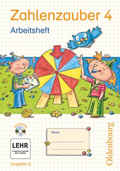 Produktbild: Zahlenzauber - Mathematik f&uuml;r Grundschulen - Ausgabe G f&uuml;r Baden-W&uuml;rttemberg, Hessen, Rheinland-Pfalz und Saarland - 2010 - 4. Schuljahr