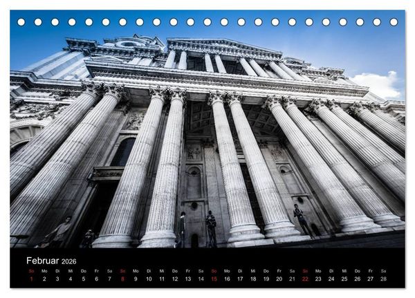 Produktbild: London - street view (Tischkalender 2026 DIN A5 quer), CALVENDO Monatskalender