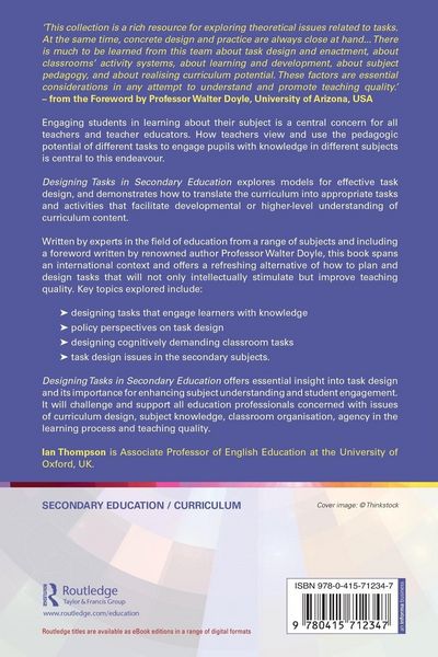 Produktbild: Designing Tasks in Secondary Education