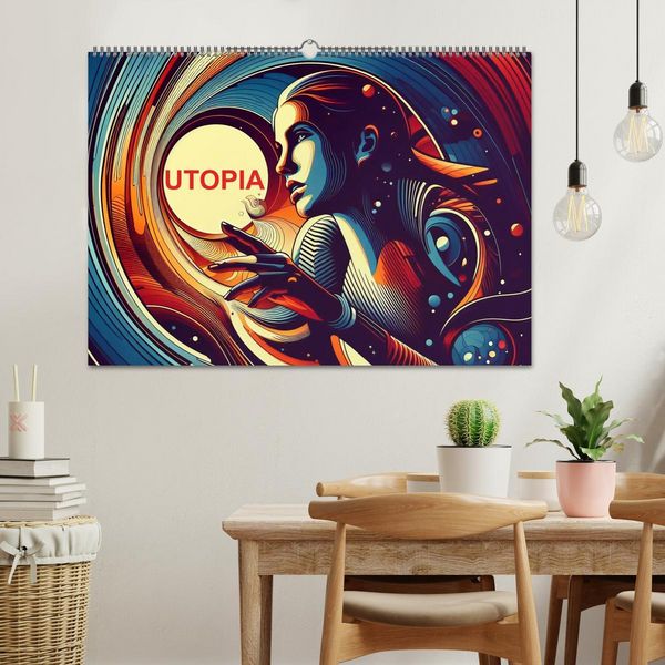 Produktbild: Utopia (Wandkalender 2026 DIN A2 quer), CALVENDO Monatskalender