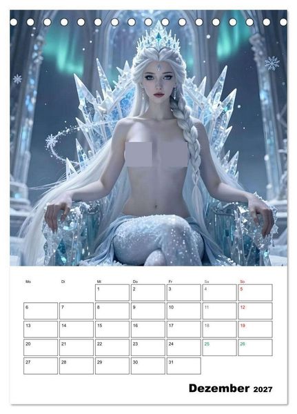 Produktbild: Mystische Engel (Tischkalender 2027 DIN A5 hoch), CALVENDO Monatskalender
