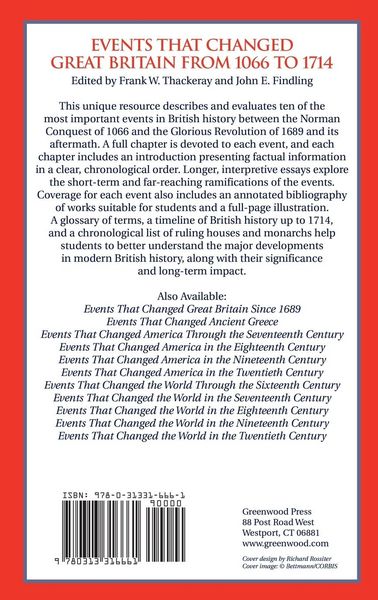 Produktbild: Events that Changed Great Britain from 1066 to 1714