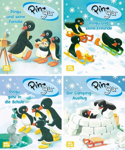 Produktbild: Nelson Mini-B&uuml;cher: 4er Pingu 1-4