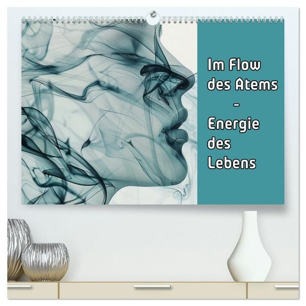 Produktbild: Im Flow des Atems - Energie des Lebens (hochwertiger Premium Wandkalender 2026 DIN A2 quer), Kunstdruck in Hochglanz