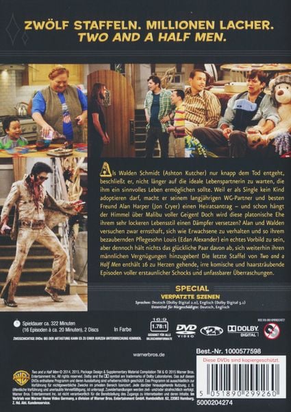 Produktbild: Two and a Half Men - Staffel 12 [2 DVDs]