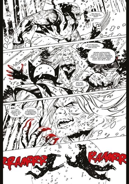 Produktbild: Wolverine: Schwarz, Wei&szlig; & Blut