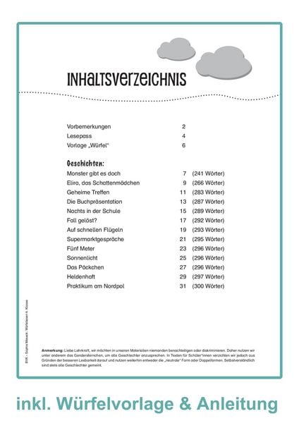 Produktbild: W&uuml;rfellesen &ndash; 4. Klasse