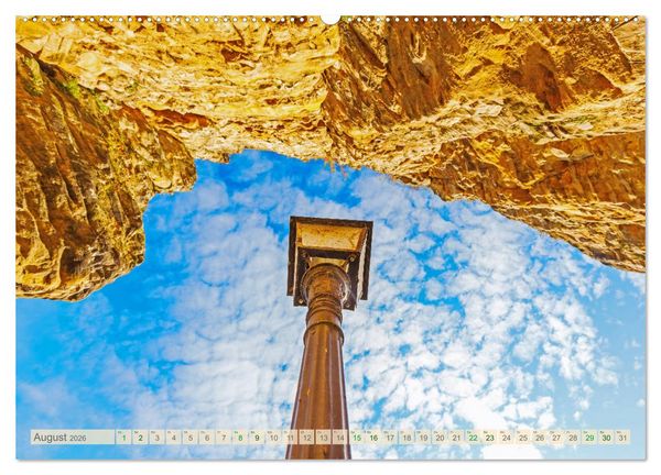 Produktbild: Oben - Bilder aus der Froschperspektive (hochwertiger Premium Wandkalender 2026 DIN A2 quer), Kunstdruck in Hochglanz