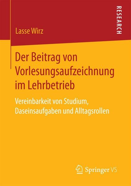 Produktbild: Der Beitrag von Vorlesungsaufzeichnung im Lehrbetrieb