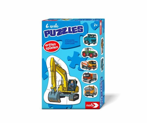 Produktbild: 6 Erste Puzzles &ndash; Fahrzeuge