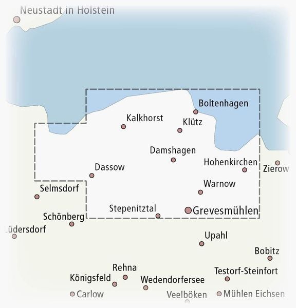 Produktbild: Ostseebad Boltenhagen - Kl&uuml;tzer Winkel 1:30 000