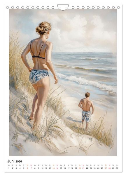 Produktbild: Maritimes Vergn&uuml;gen am Strand (Wandkalender 2026 DIN A4 hoch), CALVENDO Monatskalender