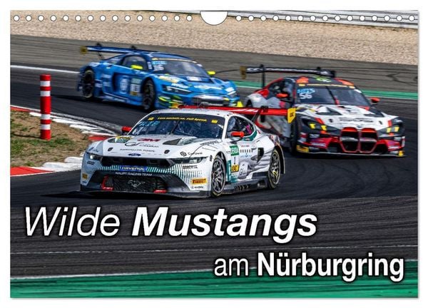Produktbild: Wilde Mustangs am N&uuml;rburgring (Wandkalender 2026 DIN A4 quer), CALVENDO Monatskalender