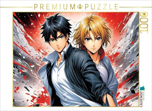 Produktbild: CALVENDO Puzzle Manga Actionheld Taiga Misono - Der charmante Frauenheld | 1000 Teile Lege-Gr&ouml;&szlig;e 64x48cm Foto-Puzzle f&uuml;r gl&uuml;ckliche Stunden