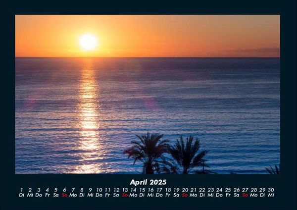 Produktbild: Sonnenunterg&auml;nge 2025 Fotokalender DIN A4
