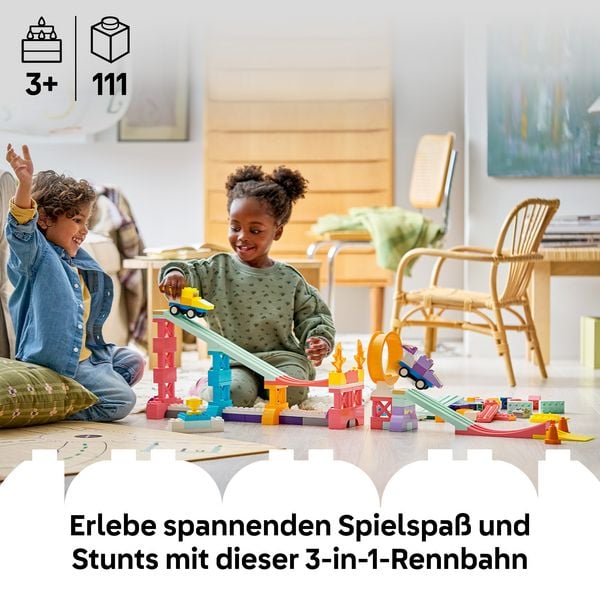 Produktbild: LEGO DUPLO Town 10478 Kreative Sprungschanzen mit kleinen Flitzern 3-in-1-Set, Lernspielzeug
