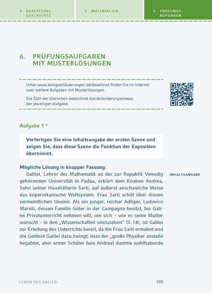 Produktbild: Leben des Galilei von Bertolt Brecht