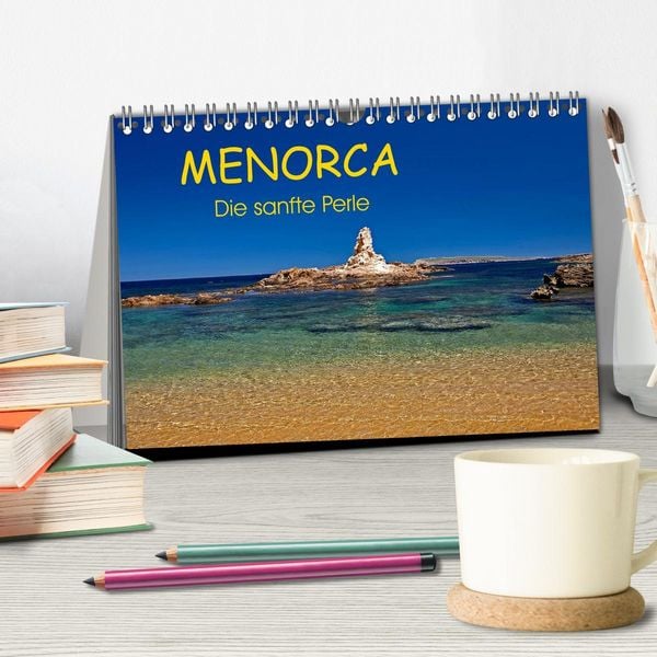 Produktbild: MENORCA - Die sanfte Perle (Tischkalender 2026 DIN A5 quer), CALVENDO Monatskalender
