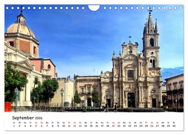 Produktbild: Sizilien - der Osten und die Liparischen Inseln (Wandkalender 2026 DIN A4 quer), CALVENDO Monatskalender