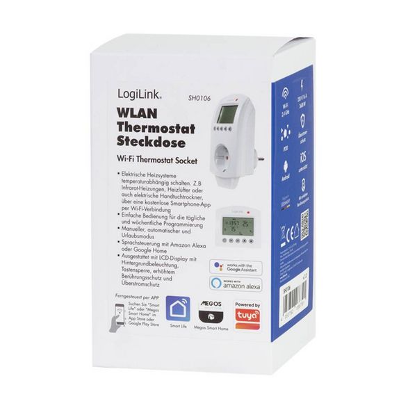 Produktbild: LogiLink SH0106 SH0106 Wi-Fi Steckdose Innenbereich