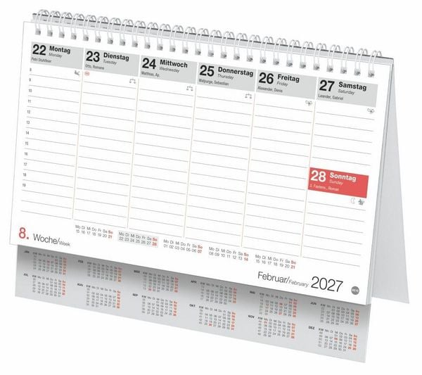 Produktbild: Schreibtischkalender &Ouml;sterreich klein 2027