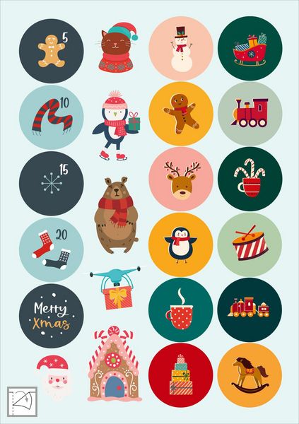 Produktbild: Weihnachtssticker