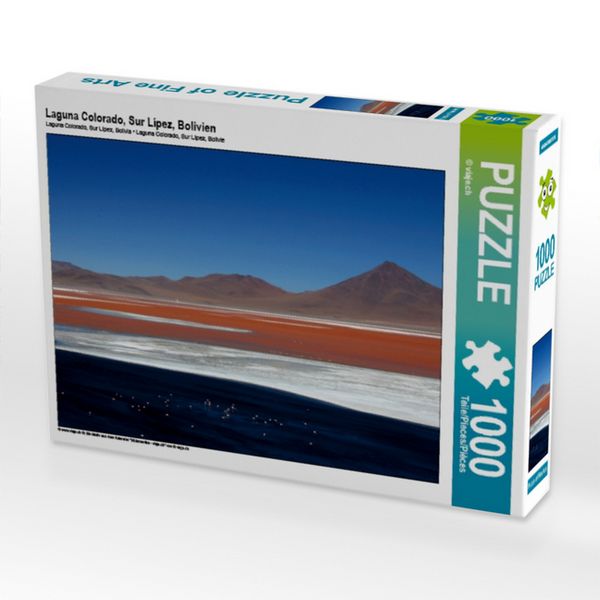 Produktbild: CALVENDO Puzzle Laguna Colorado, Sur L&iacute;pez, Bolivien | 1000 Teile Lege-Gr&ouml;&szlig;e 64 &times; 48 cm Foto-Puzzle f&uuml;r gl&uuml;ckliche Stunden