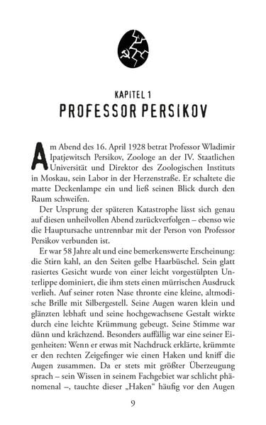 Produktbild: Die verh&auml;ngnisvollen Eier. Eine groteske Geschichte. Satire. Michail Bulgakow