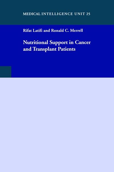 Produktbild: Nutritional Support in Cancer and Transplant Patients