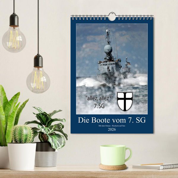 Produktbild: Die Boote vom 7. SG (Wandkalender 2026 DIN A4 hoch), CALVENDO Monatskalender