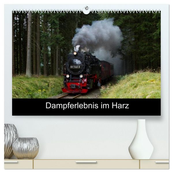 Produktbild: Dampferlebnis im Harz (hochwertiger Premium Wandkalender 2026 DIN A2 quer), Kunstdruck in Hochglanz