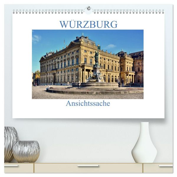 Produktbild: W&uuml;rzburg - Ansichtssache (hochwertiger Premium Wandkalender 2026 DIN A2 quer), Kunstdruck in Hochglanz
