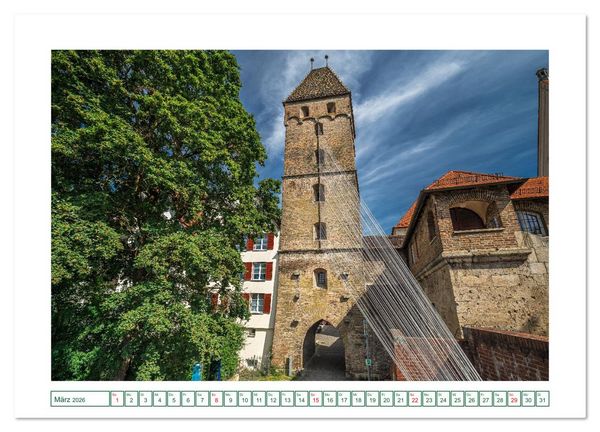 Produktbild: Ulm - H&uuml;bsche Gro&szlig;stadt an der Donau (Wandkalender 2026 DIN A2 quer), CALVENDO Monatskalender