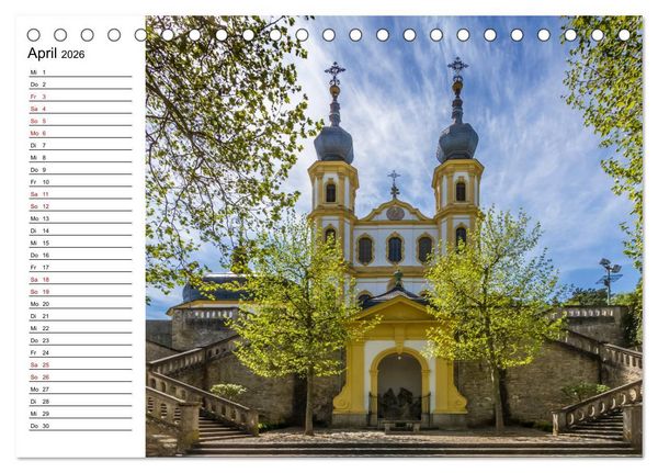 Produktbild: W&Uuml;RZBURG Historisches Stadtherz (Tischkalender 2026 DIN A5 quer), CALVENDO Monatskalender