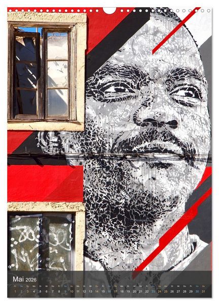 Produktbild: Graffiti Kunst an der frischen Luft (Wandkalender 2026 DIN A3 hoch), CALVENDO Monatskalender