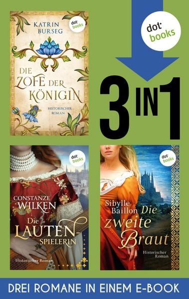 Produktbild: Die Zofe der K&ouml;nigin, Die Lautenspielerin & Die zweite Braut