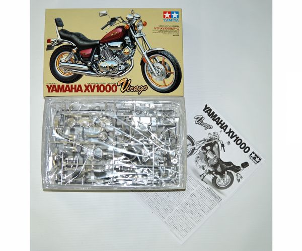 Produktbild: Tamiya 300014044 Yamaha XV1000 Virago Motorradmodell Bausatz 1:12