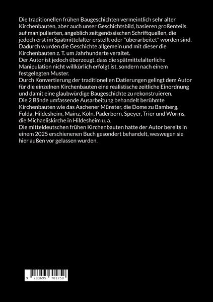 Produktbild: Fr&uuml;he Kirchenbauten in Deutschland Teil 1