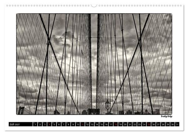 Produktbild: Manhattan Memories - Erinnerungen an New York (Wandkalender 2027 DIN A2 quer), CALVENDO Monatskalender