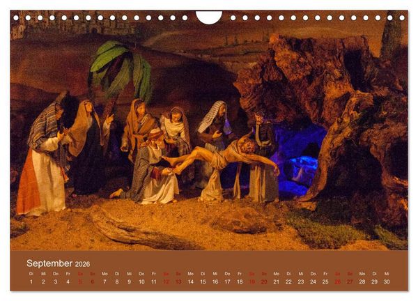 Produktbild: Passionskrippen (Wandkalender 2026 DIN A4 quer), CALVENDO Monatskalender