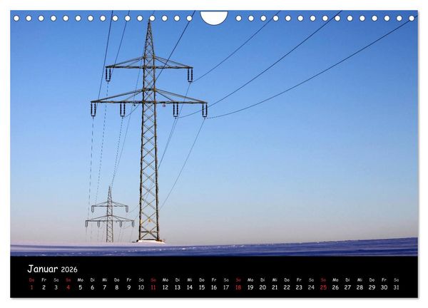Produktbild: Unter Strom (Wandkalender 2026 DIN A4 quer), CALVENDO Monatskalender