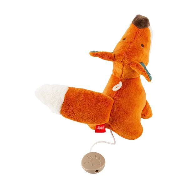 Produktbild: Sigikid 43447 - Mini Spieluhr Fuchs (Melodie mit vier Wiegenliedern), 19 cm