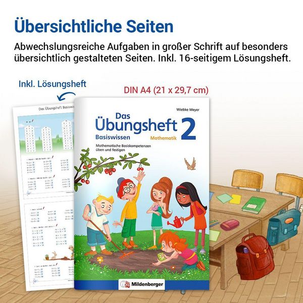 Produktbild: Das &Uuml;bungsheft Basiswissen Mathematik 2