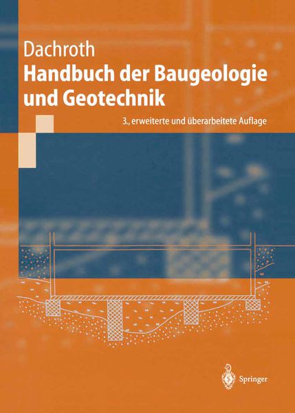 Produktbild: Handbuch der Baugeologie und Geotechnik