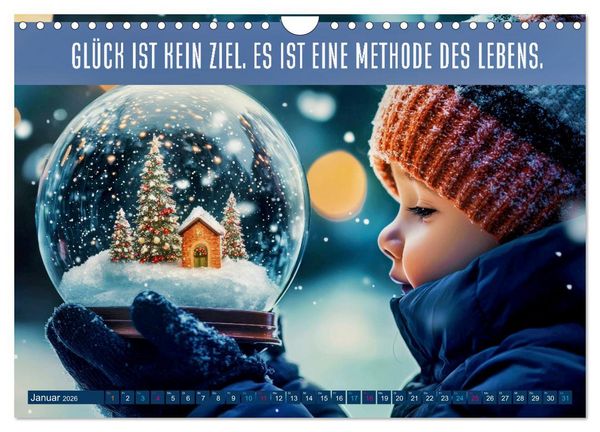 Produktbild: Quellen des Gl&uuml;cks (Wandkalender 2026 DIN A4 quer), CALVENDO Monatskalender